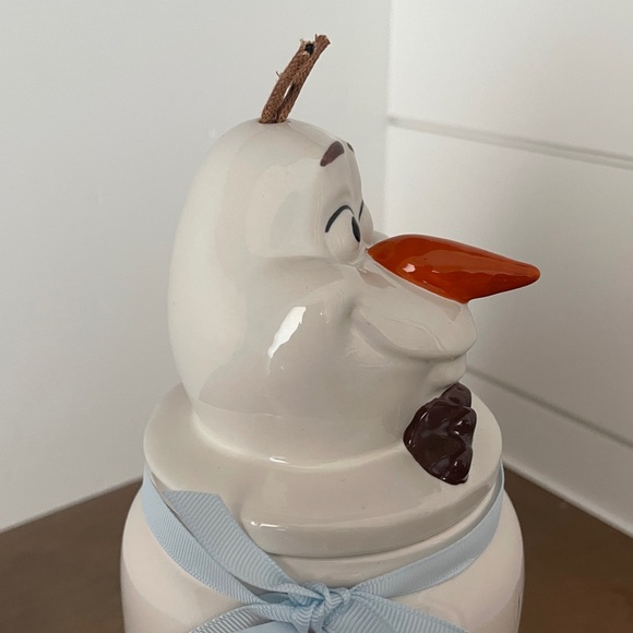 Rae Dunn I LIKE WARM HUGS Olaf Canister Disney Frozen - Picture 5 of 8